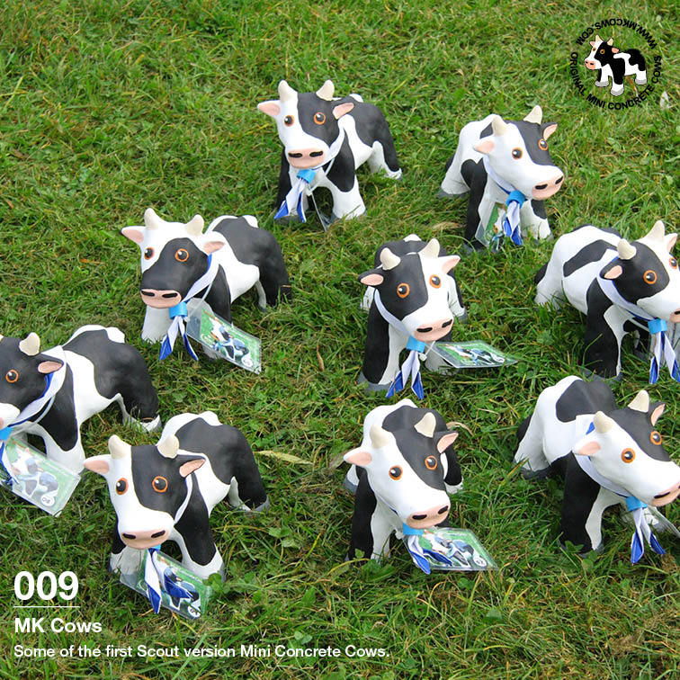100 Scout Mini Concrete Cows