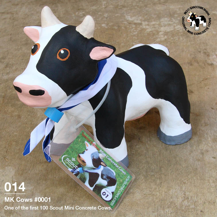 Individual Photos of First 100 Scout Mini Concrete Cows