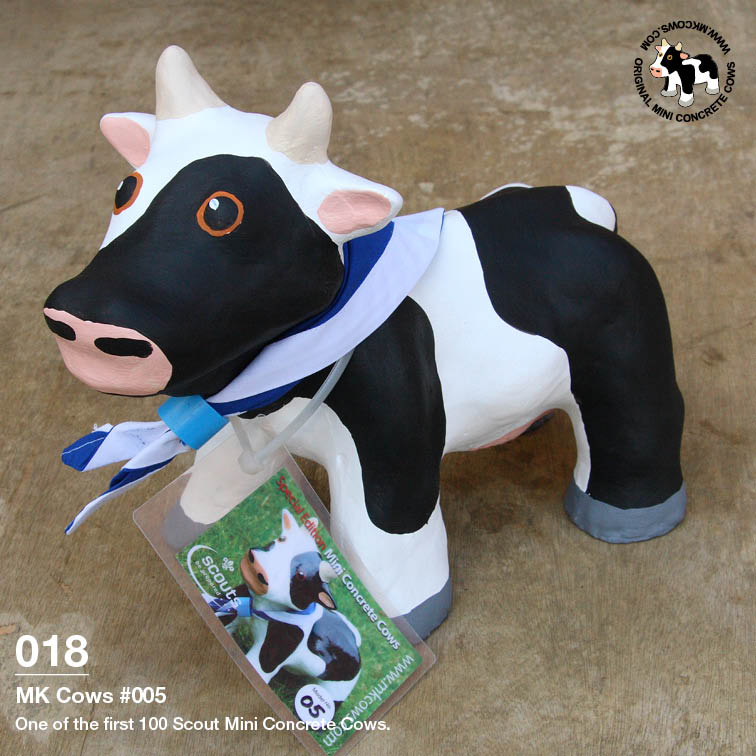 Individual Photos of First 100 Scout Mini Concrete Cows