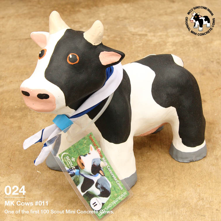 Individual Photos of First 100 Scout Mini Concrete Cows