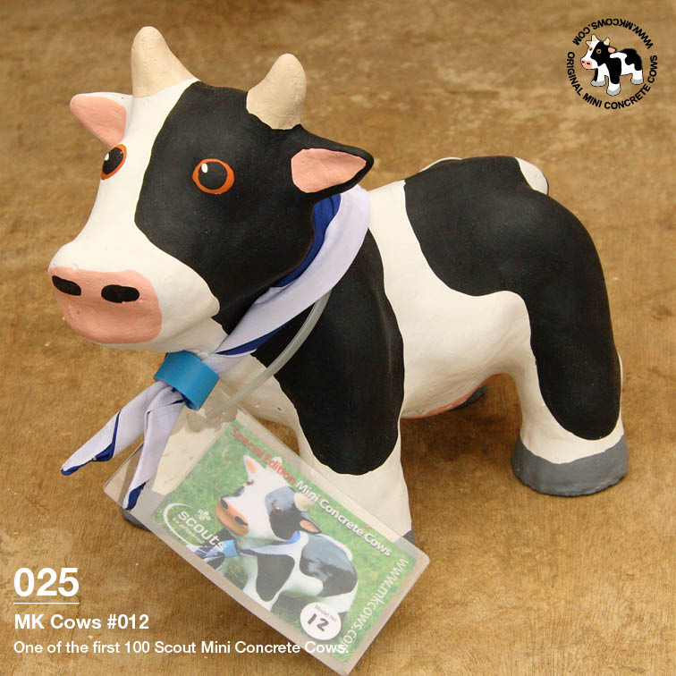 Individual Photos of First 100 Scout Mini Concrete Cows