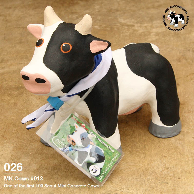 Individual Photos of First 100 Scout Mini Concrete Cows