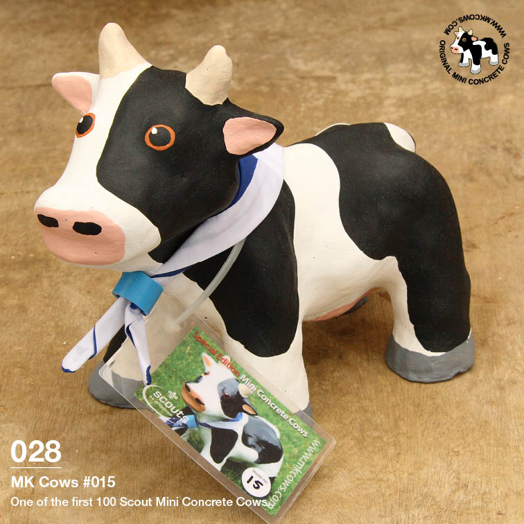 Individual Photos of First 100 Scout Mini Concrete Cows