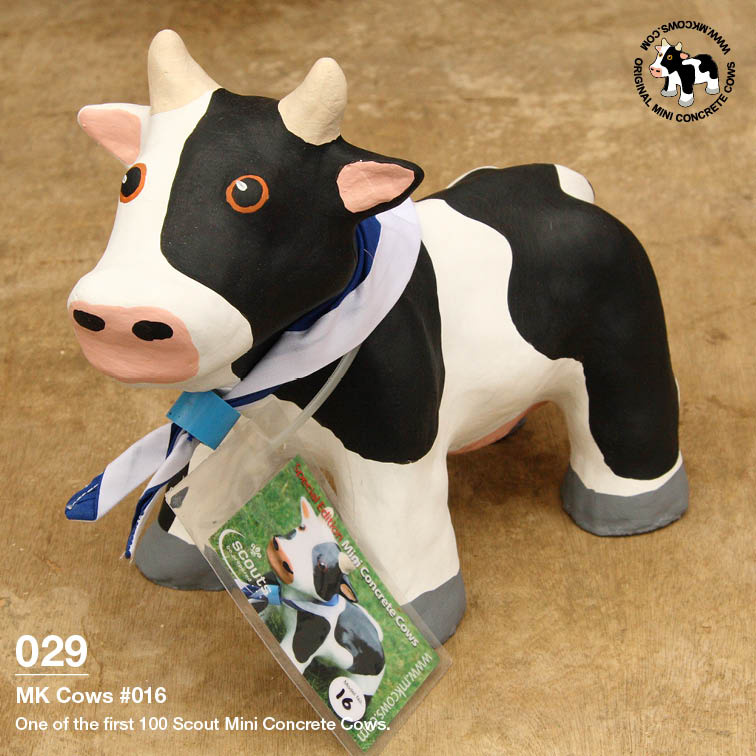 Individual Photos of First 100 Scout Mini Concrete Cows