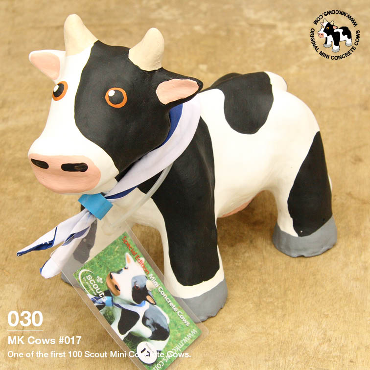 Individual Photos of First 100 Scout Mini Concrete Cows