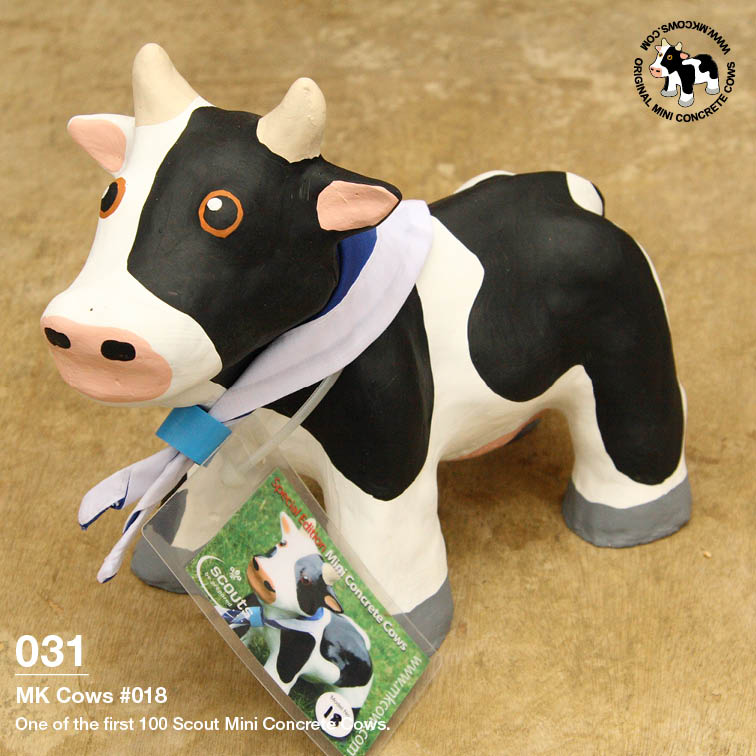 Individual Photos of First 100 Scout Mini Concrete Cows