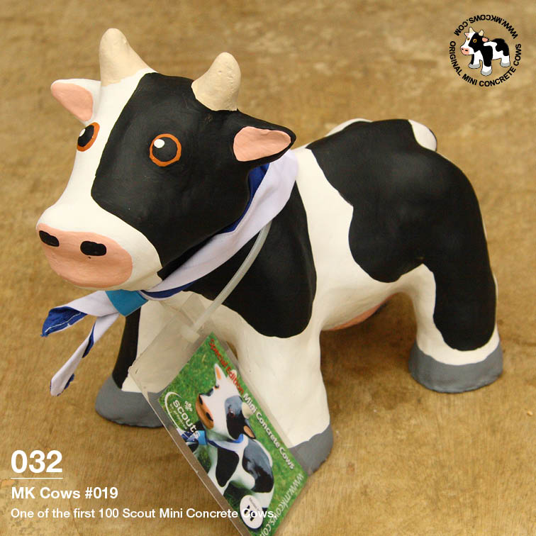 Individual Photos of First 100 Scout Mini Concrete Cows