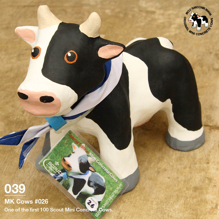 Individual Photos of First 100 Scout Mini Concrete Cows