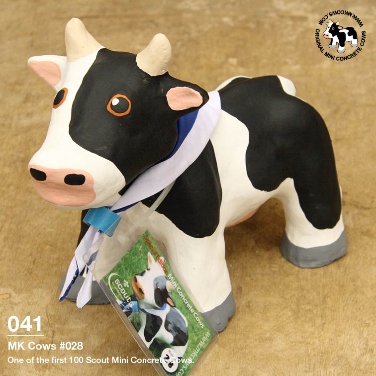 Individual Photos of First 100 Scout Mini Concrete Cows