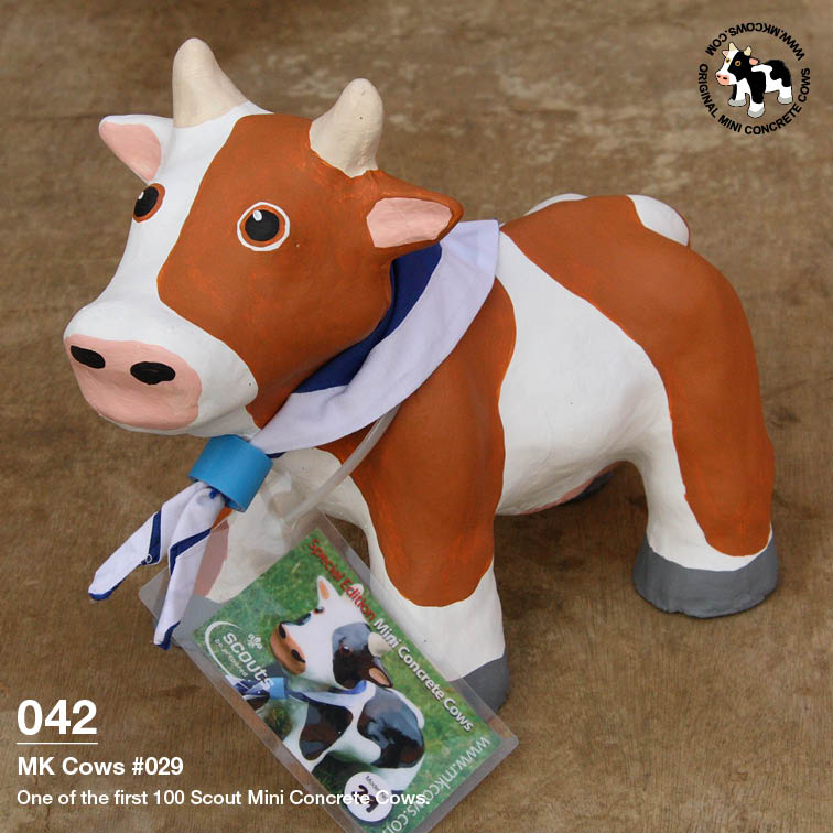 Individual Photos of First 100 Scout Mini Concrete Cows