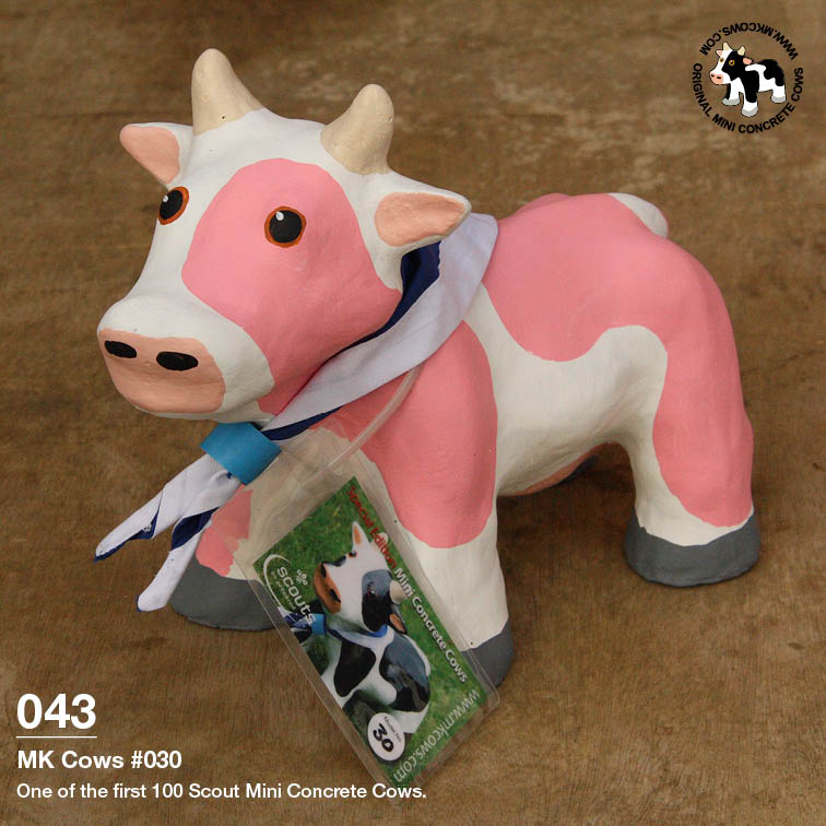 Individual Photos of First 100 Scout Mini Concrete Cows