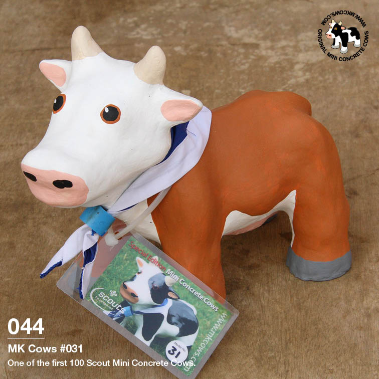 Individual Photos of First 100 Scout Mini Concrete Cows