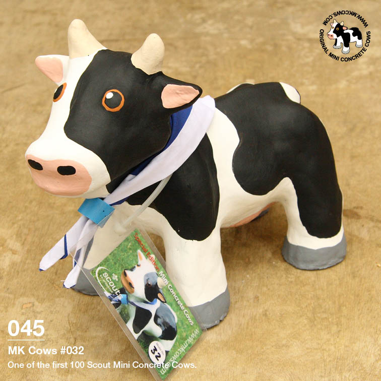 Individual Photos of First 100 Scout Mini Concrete Cows