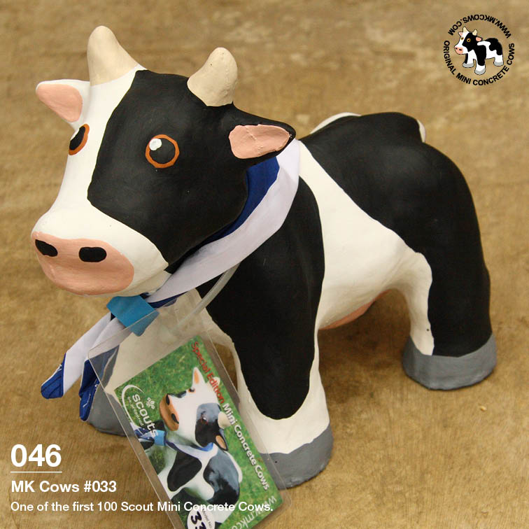 Individual Photos of First 100 Scout Mini Concrete Cows