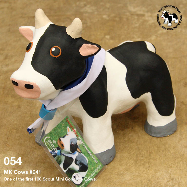 Individual Photos of First 100 Scout Mini Concrete Cows