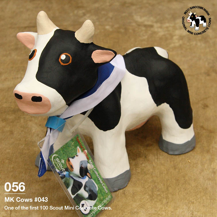 Individual Photos of First 100 Scout Mini Concrete Cows