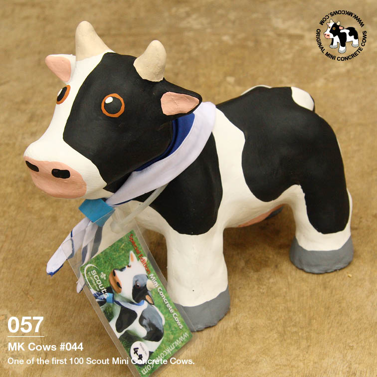 Individual Photos of First 100 Scout Mini Concrete Cows