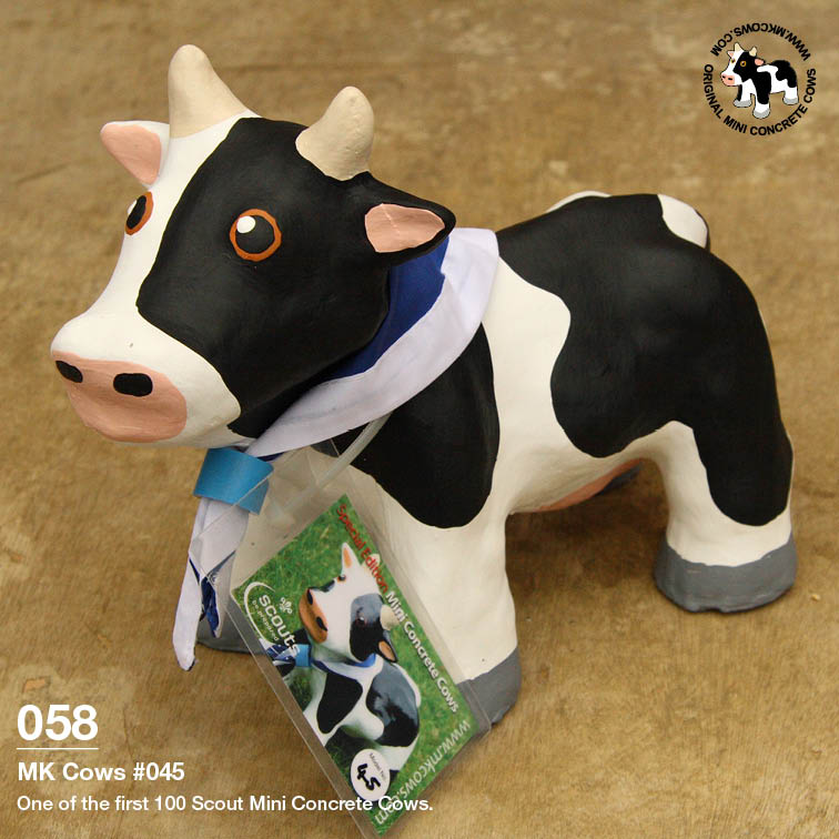 Individual Photos of First 100 Scout Mini Concrete Cows