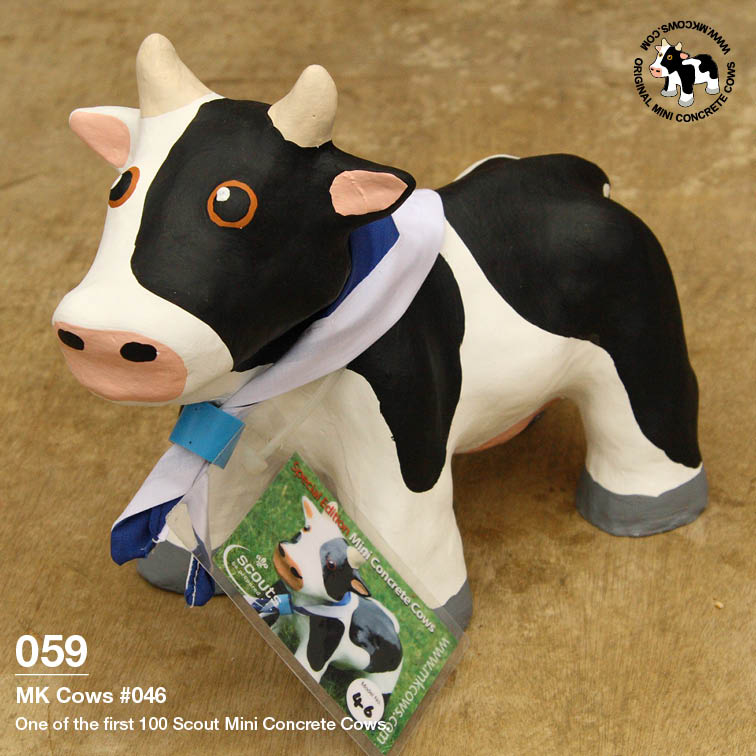 Individual Photos of First 100 Scout Mini Concrete Cows