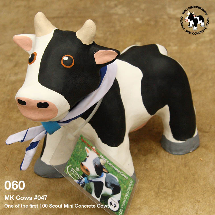 Individual Photos of First 100 Scout Mini Concrete Cows