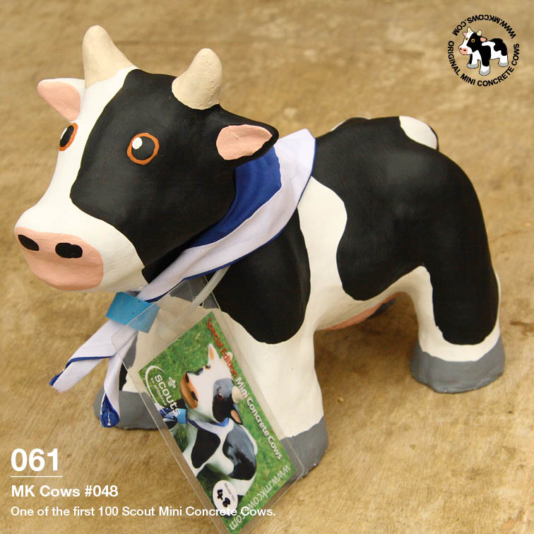 Individual Photos of First 100 Scout Mini Concrete Cows