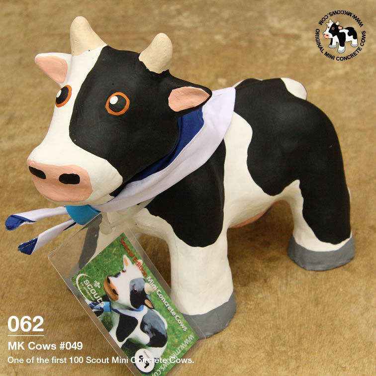 Individual Photos of First 100 Scout Mini Concrete Cows