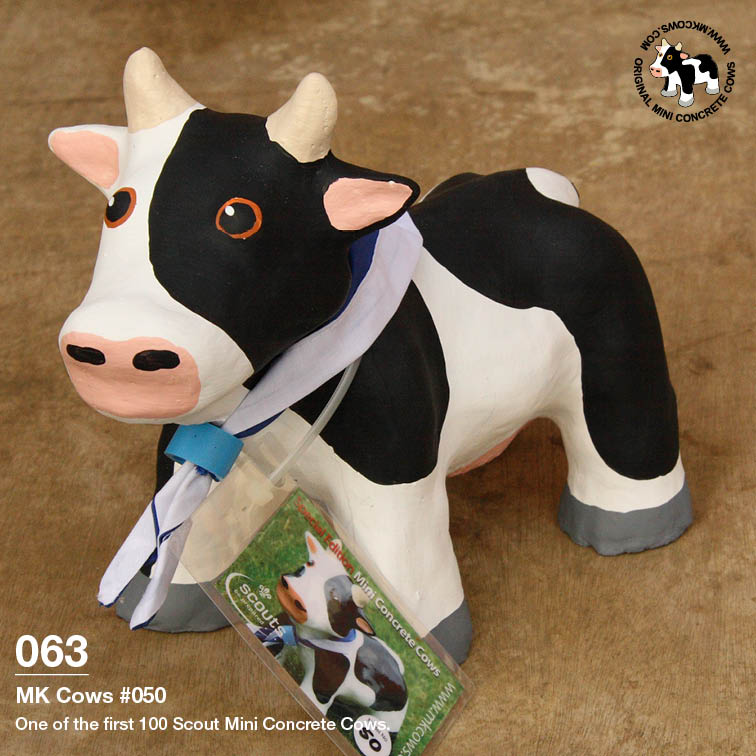 Individual Photos of First 100 Scout Mini Concrete Cows