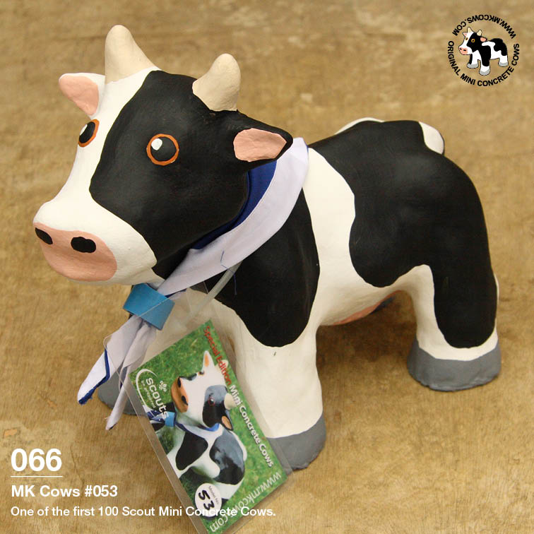 Individual Photos of First 100 Scout Mini Concrete Cows