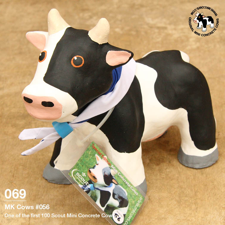 Individual Photos of First 100 Scout Mini Concrete Cows