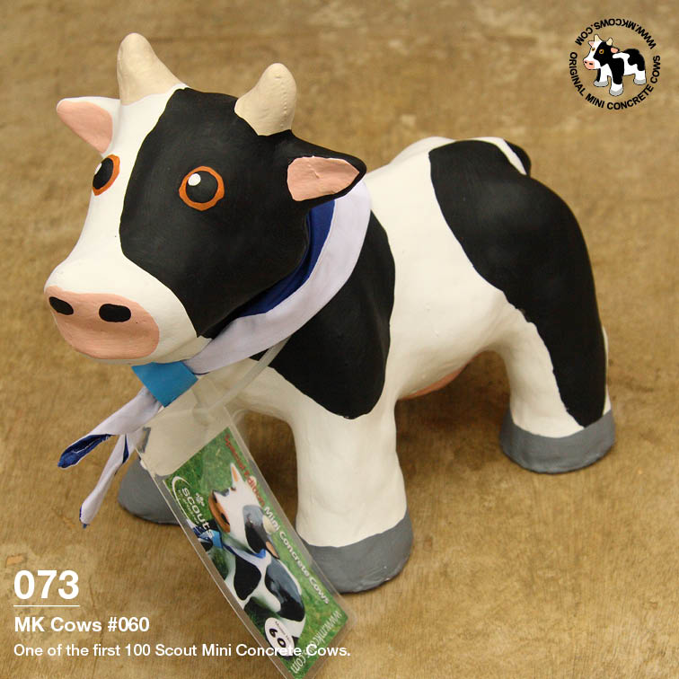 Individual Photos of First 100 Scout Mini Concrete Cows