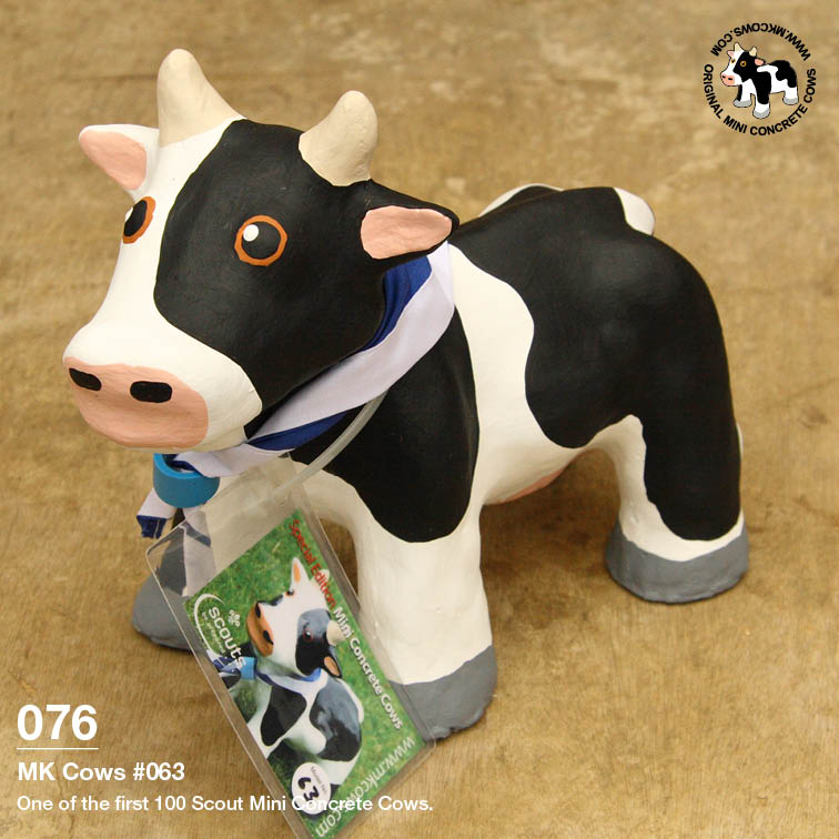 Individual Photos of First 100 Scout Mini Concrete Cows