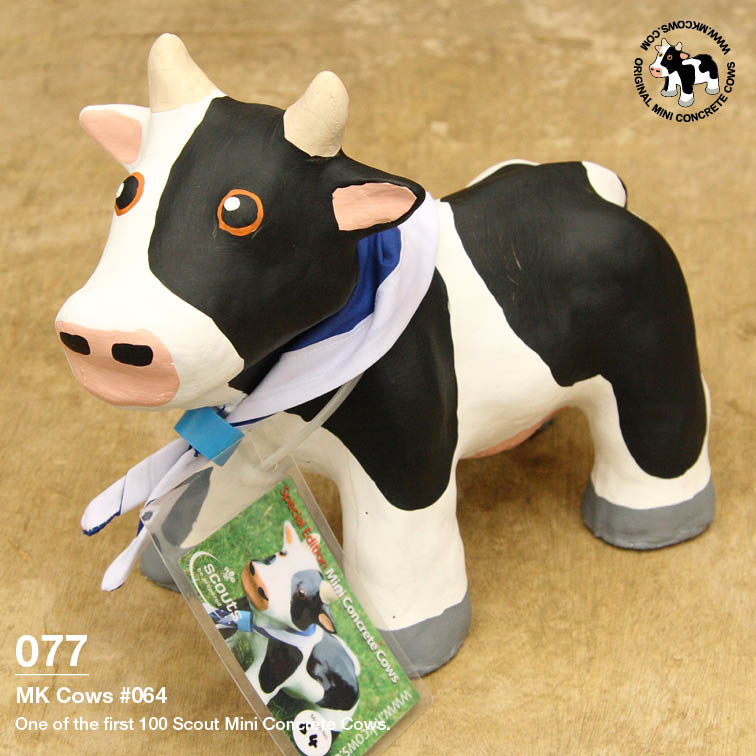 Individual Photos of First 100 Scout Mini Concrete Cows