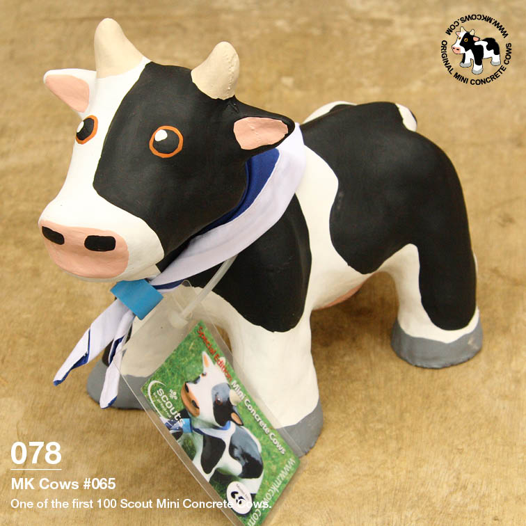 Individual Photos of First 100 Scout Mini Concrete Cows