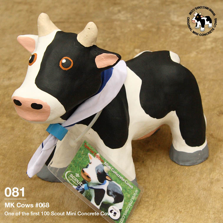 Individual Photos of First 100 Scout Mini Concrete Cows