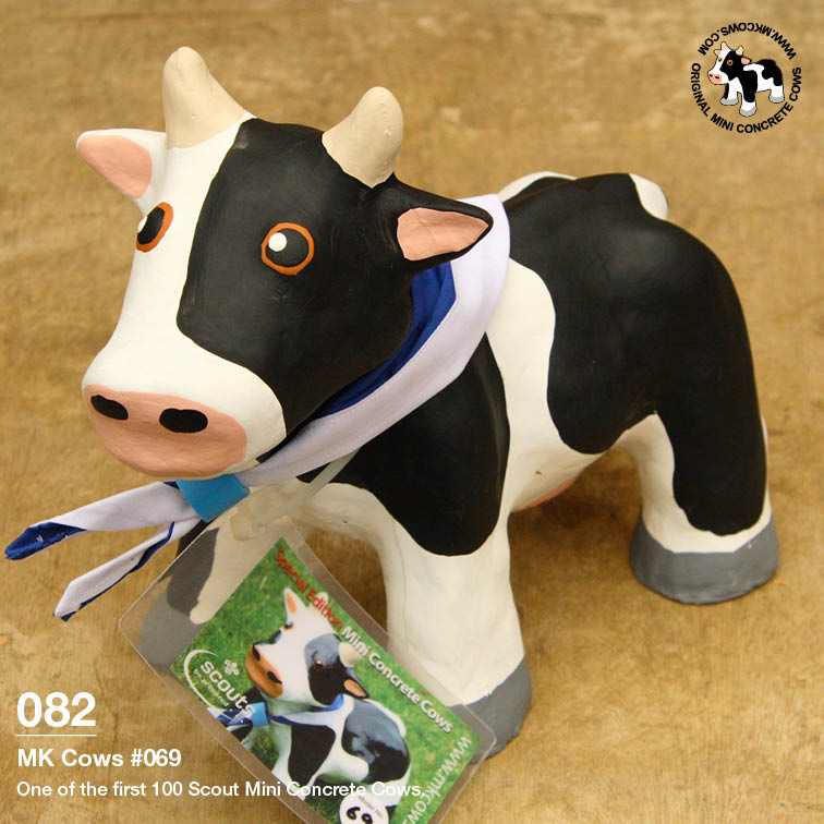 Individual Photos of First 100 Scout Mini Concrete Cows