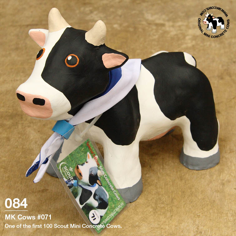 Individual Photos of First 100 Scout Mini Concrete Cows