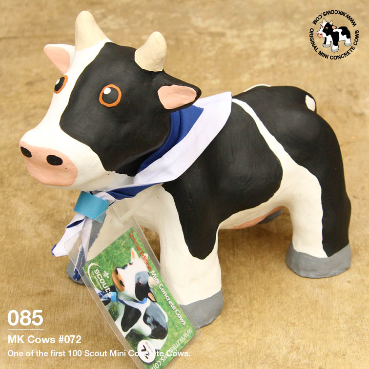 Individual Photos of First 100 Scout Mini Concrete Cows