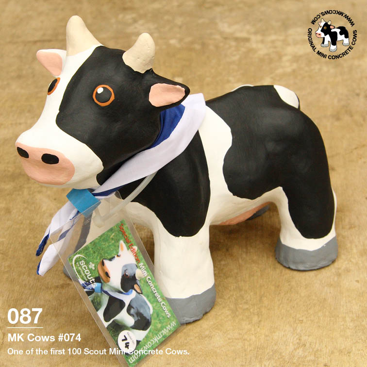 Individual Photos of First 100 Scout Mini Concrete Cows