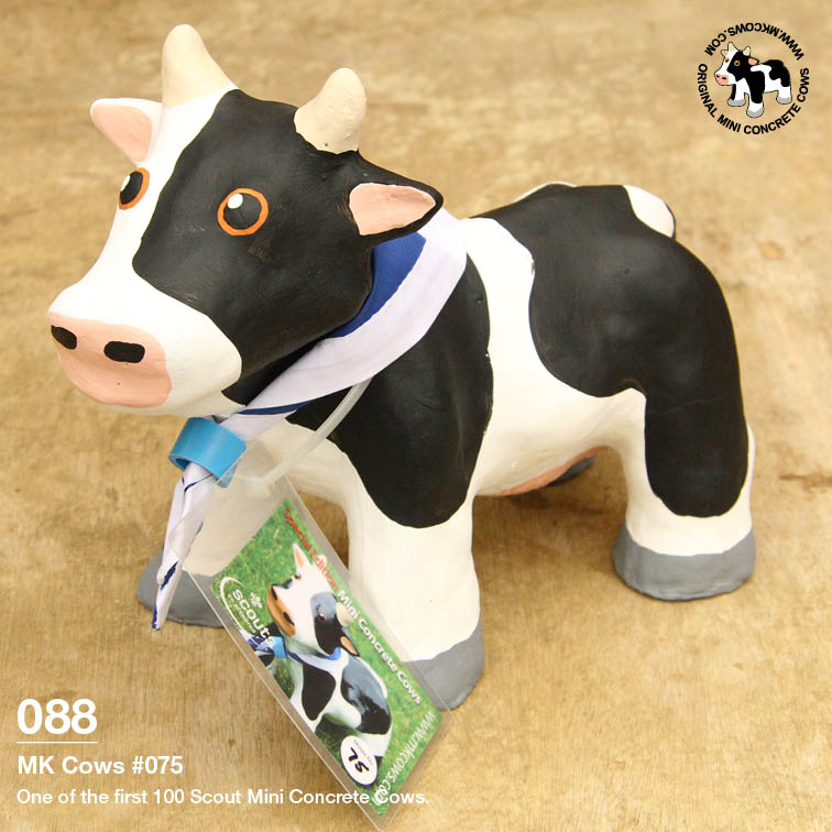 Individual Photos of First 100 Scout Mini Concrete Cows