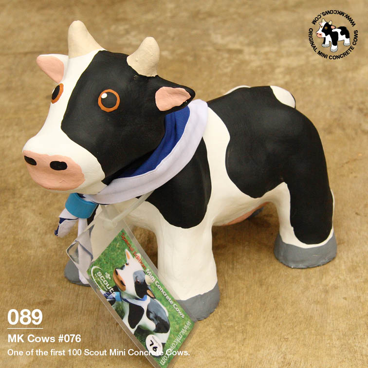 Individual Photos of First 100 Scout Mini Concrete Cows