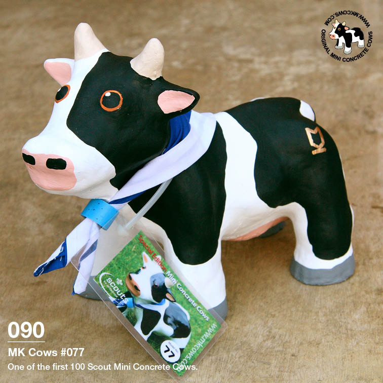 Individual Photos of First 100 Scout Mini Concrete Cows