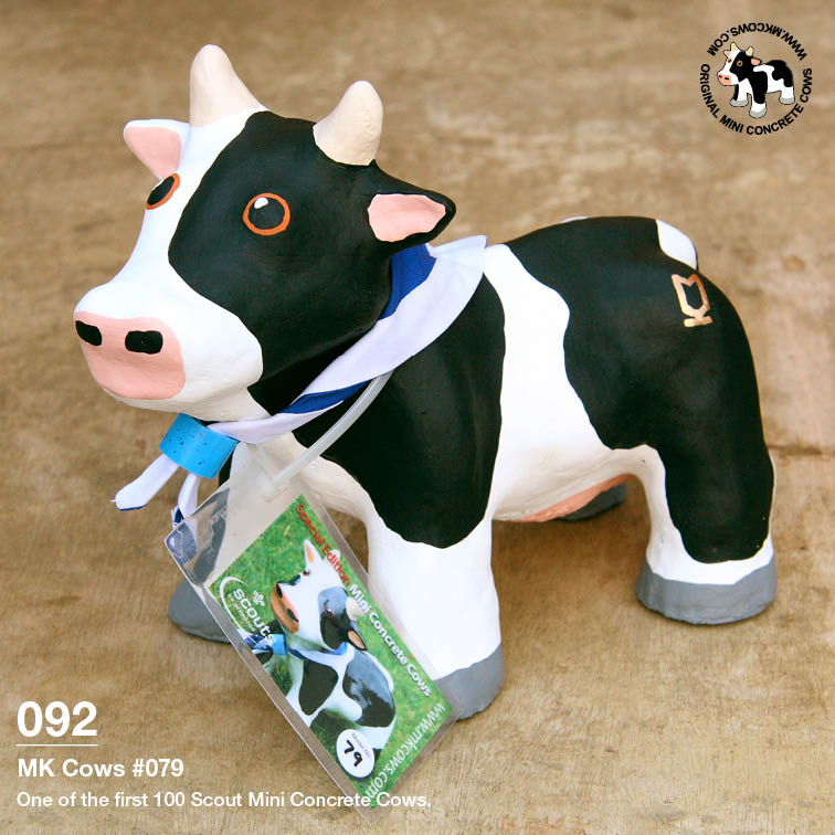 Individual Photos of First 100 Scout Mini Concrete Cows