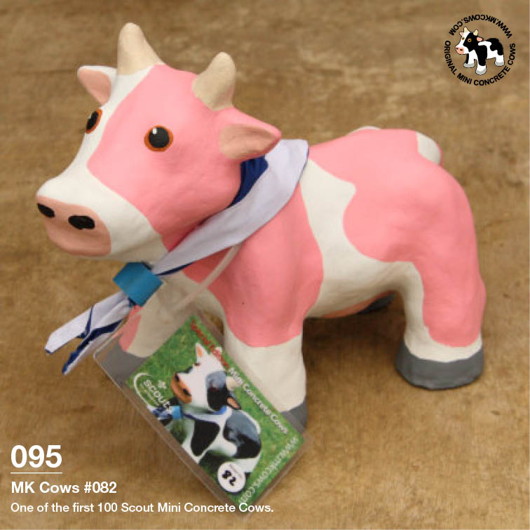 Individual Photos of First 100 Scout Mini Concrete Cows