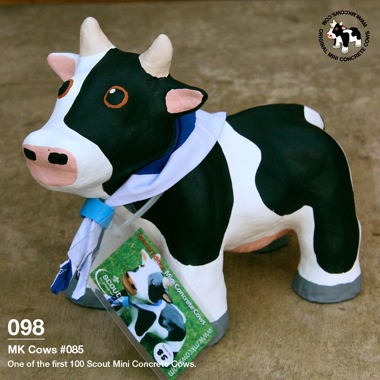 Individual Photos of First 100 Scout Mini Concrete Cows