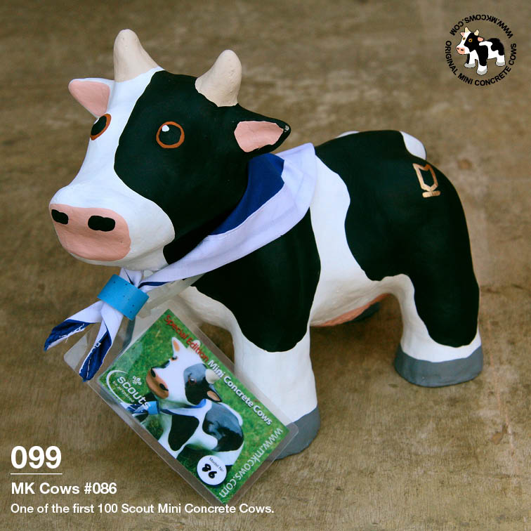 Individual Photos of First 100 Scout Mini Concrete Cows