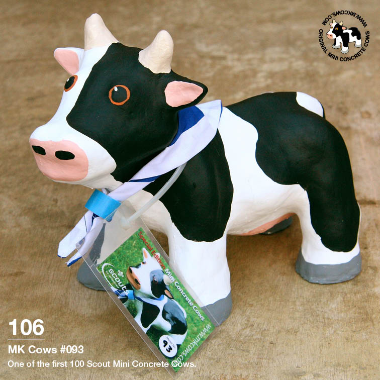 Individual Photos of First 100 Scout Mini Concrete Cows