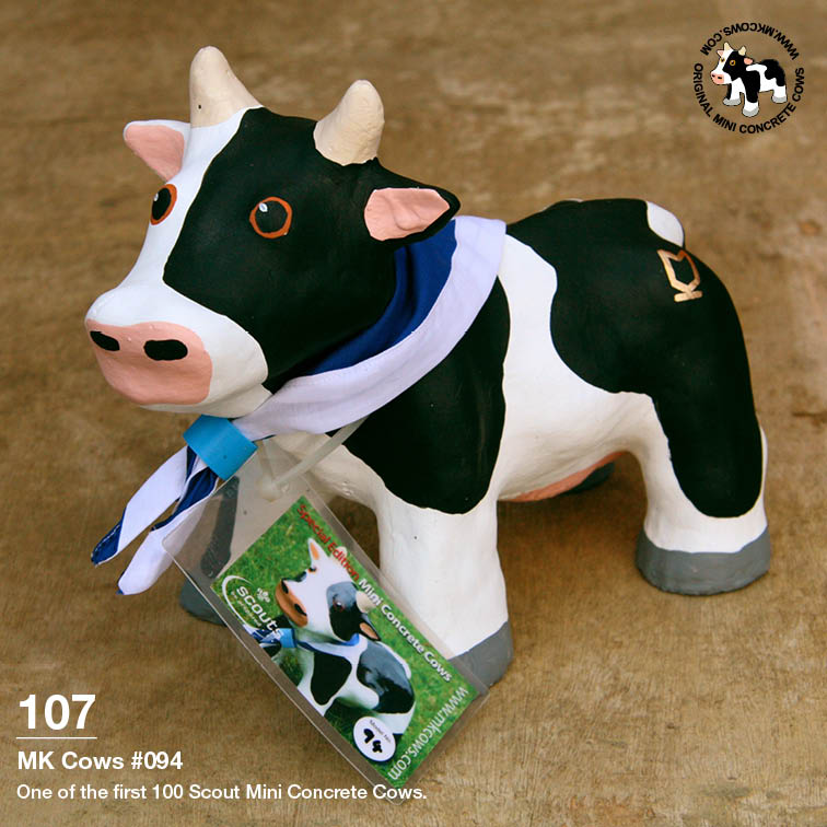 Individual Photos of First 100 Scout Mini Concrete Cows