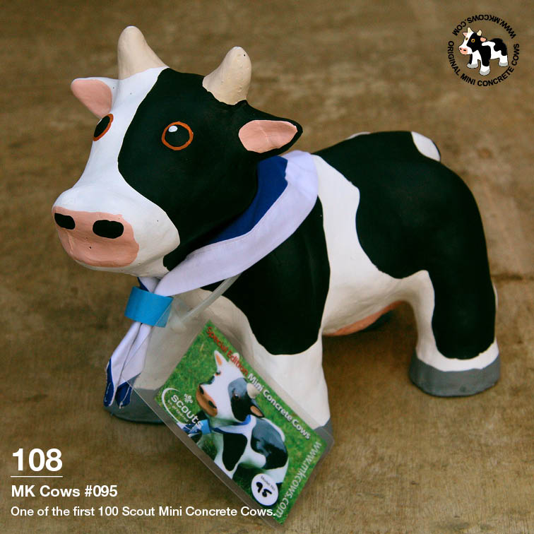 Individual Photos of First 100 Scout Mini Concrete Cows