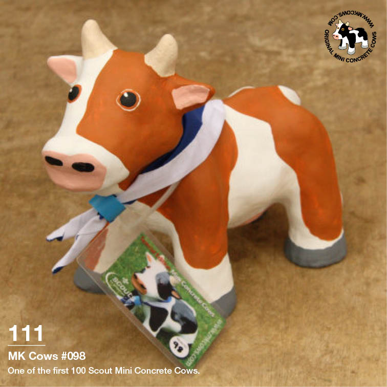 Individual Photos of First 100 Scout Mini Concrete Cows