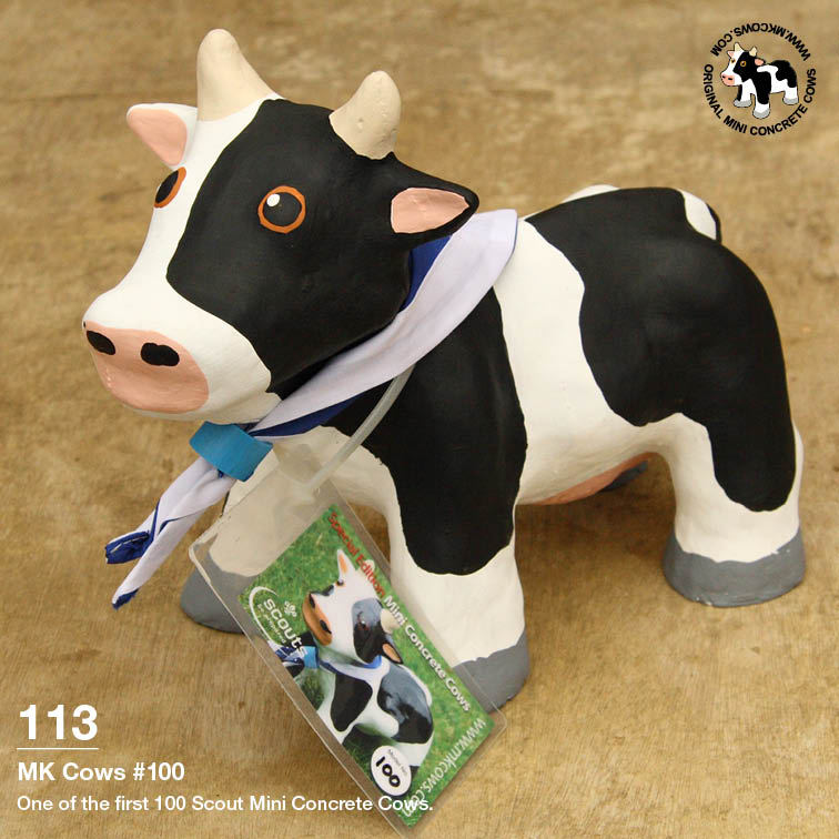 Individual Photos of First 100 Scout Mini Concrete Cows